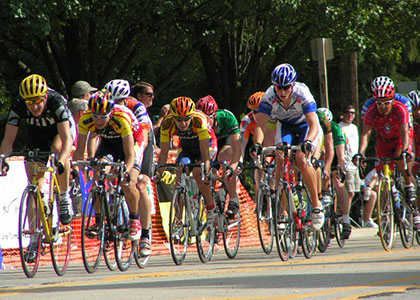 Group of cyclist