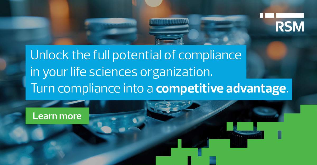 Strategic compliance and insights for life sciences leaders