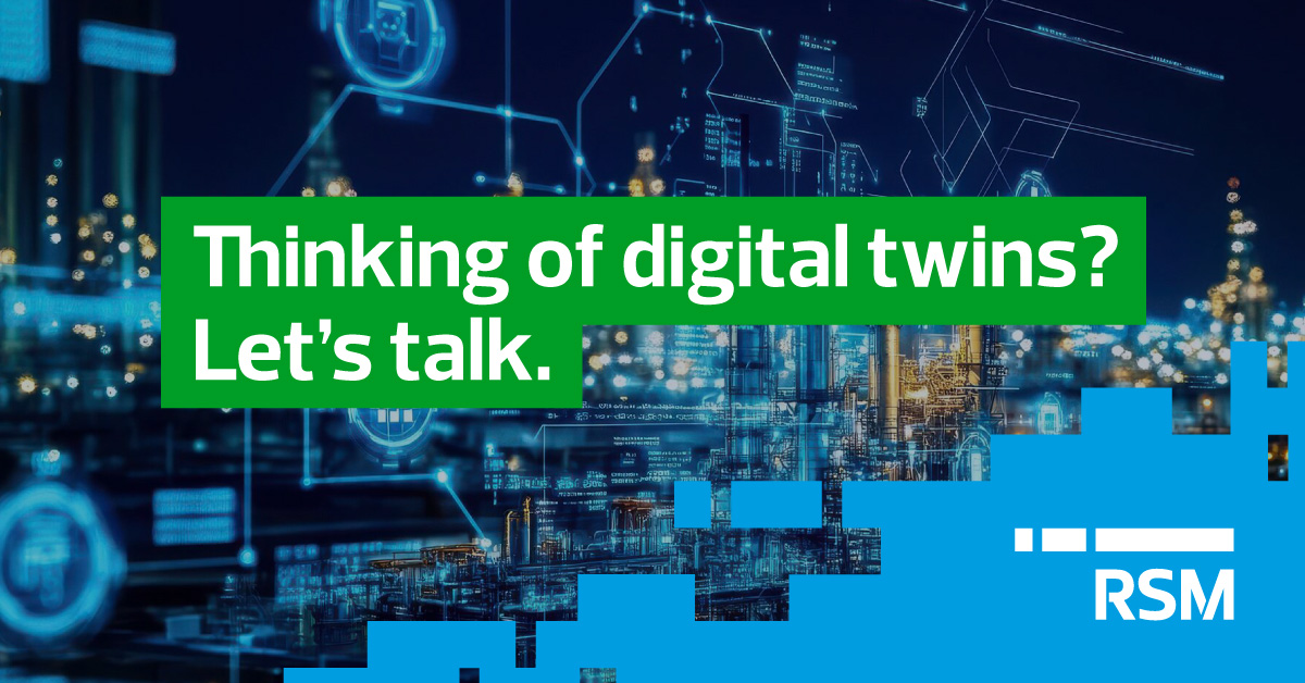 Digital twin consulting services and solutions | RSM US