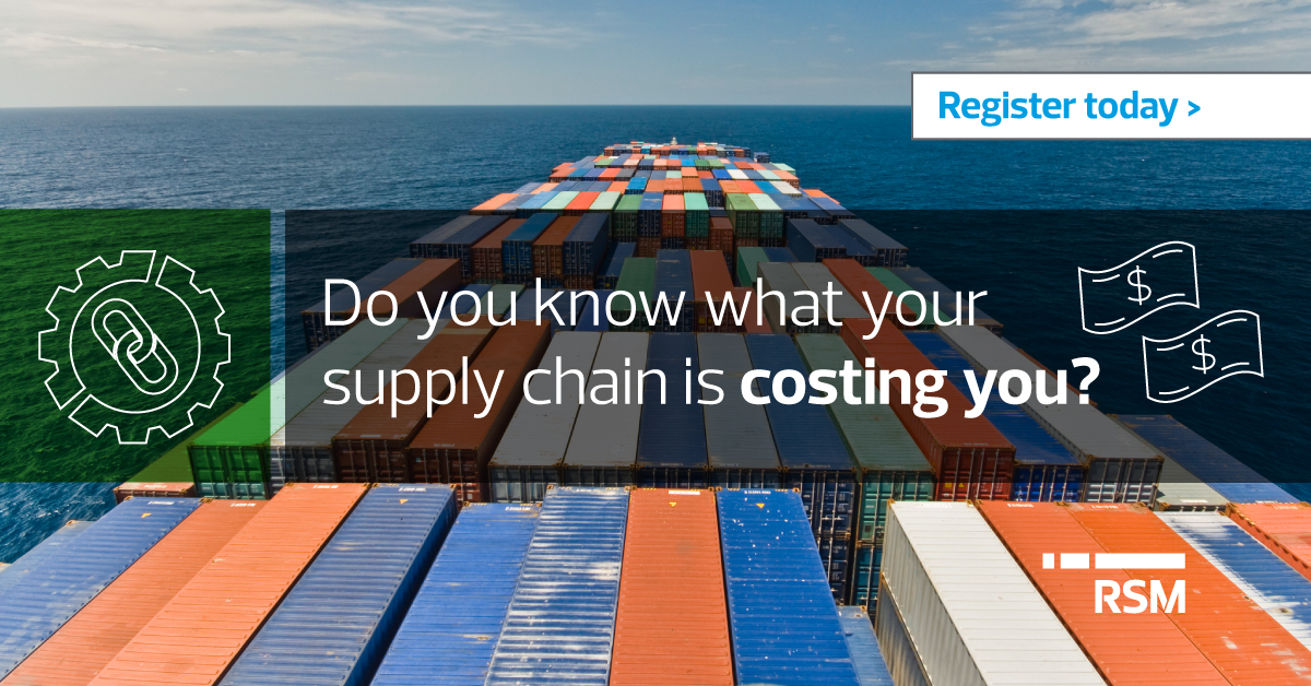 Do you know what your supply chain is costing you?