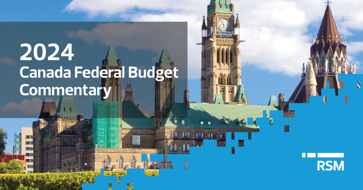 2024 Canada federal budget commentary