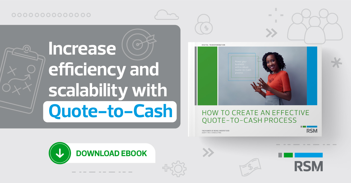 How to create an effective Quote to Cash process