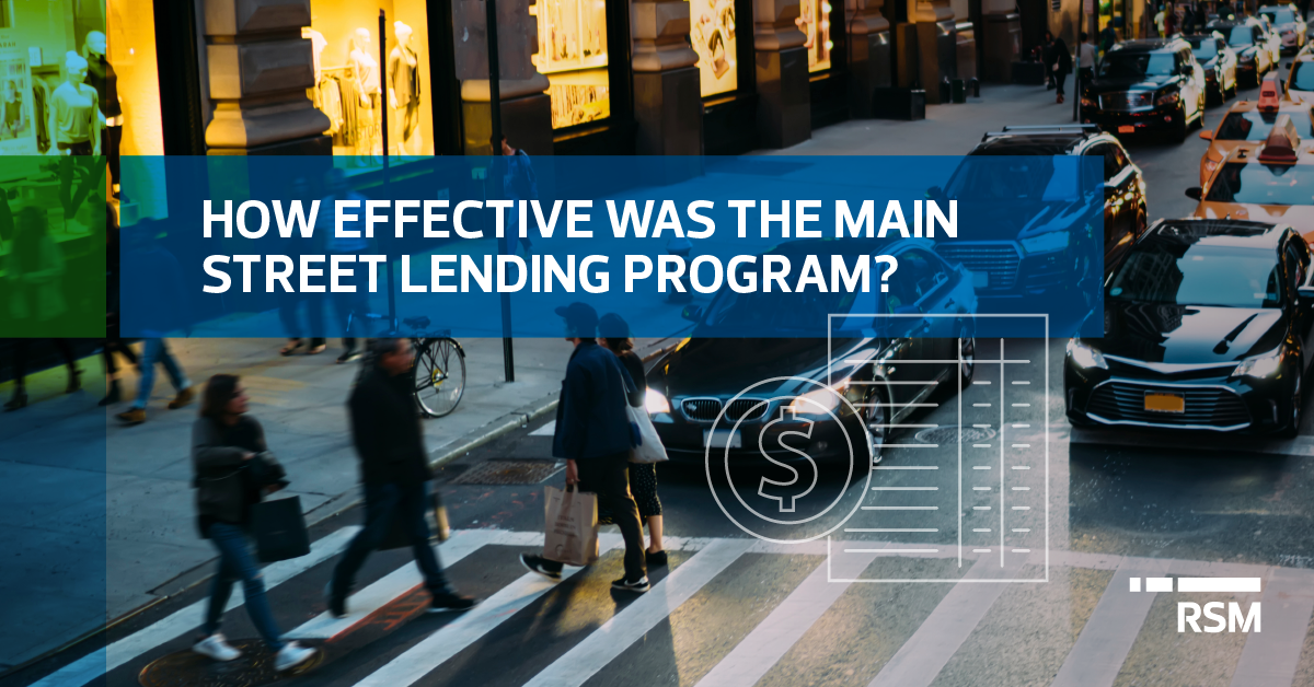 Main street business lending clearance program