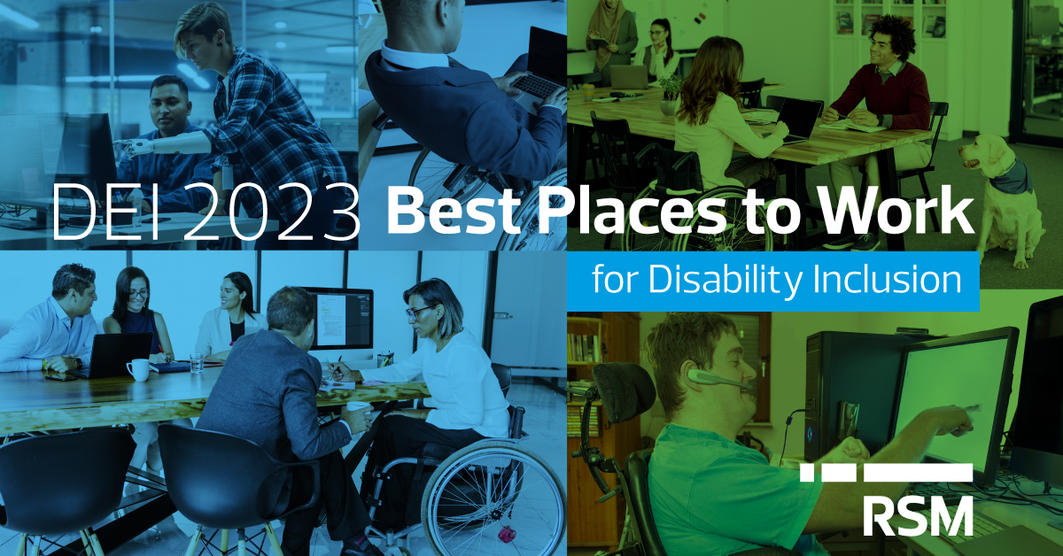 RSM Scores 100 On Disability Equality Index’s 2023 “Best Places To Work ...