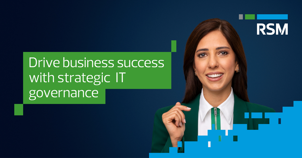 View of IT governance consulting services and solutions | RSM Canada