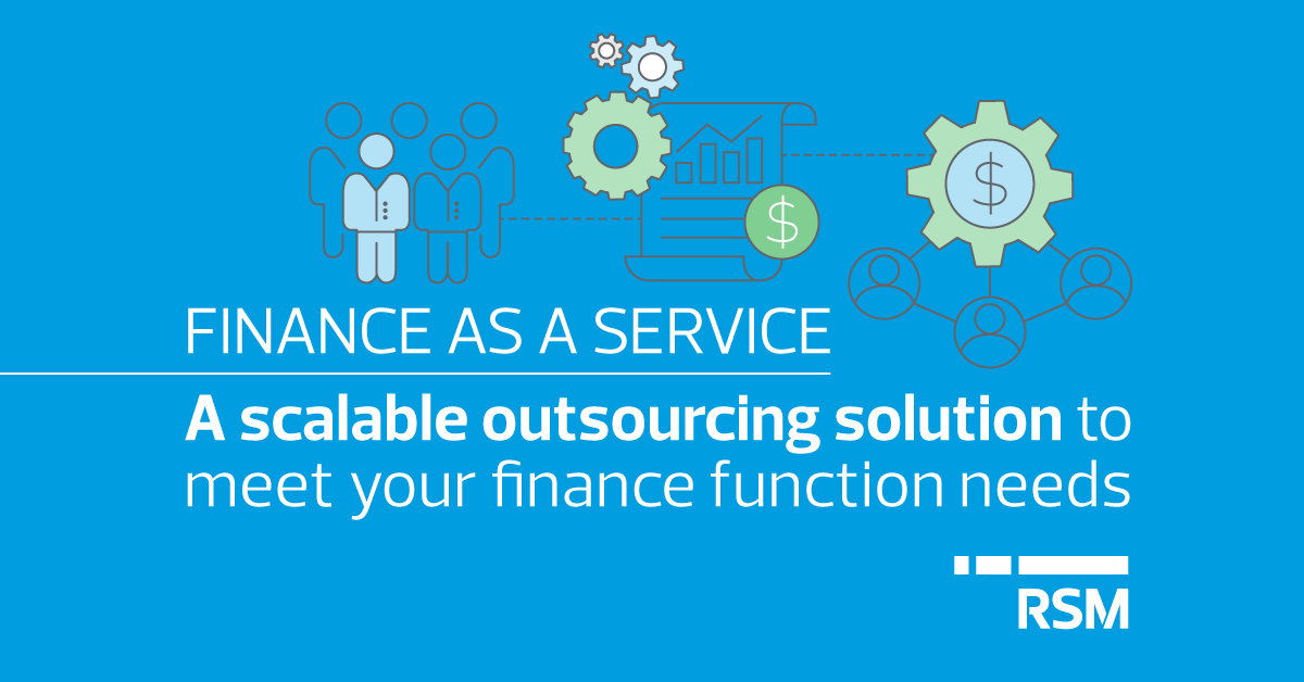 Finance as a Service | Services | RSM US