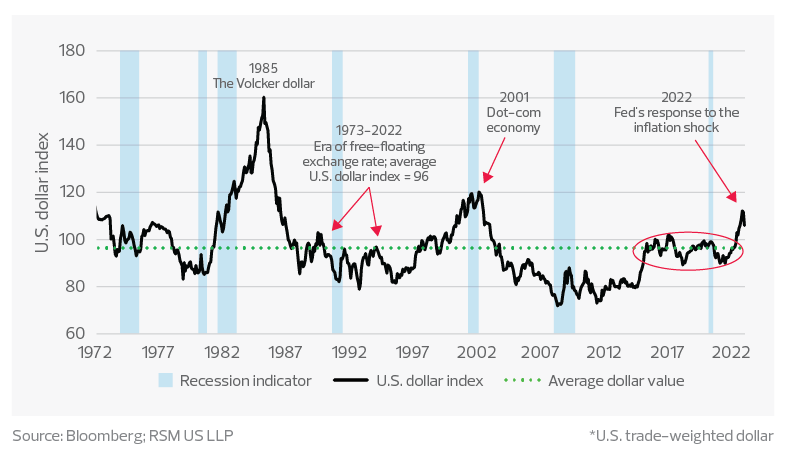Assessing the dollar's value*