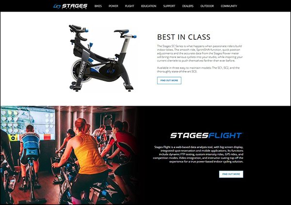 Stages Cycling Homepage Image