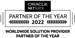 Oracle NetSuite Partner of the Year 2022 - Worldwide solution provider partner of the year